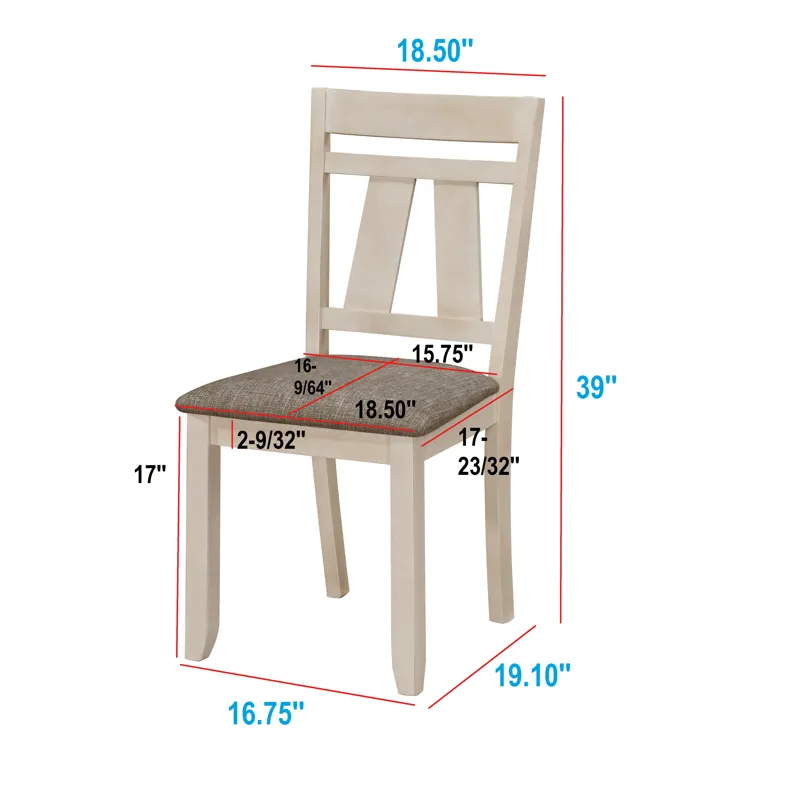Maribelle Side Chair Chalk Warmgrey