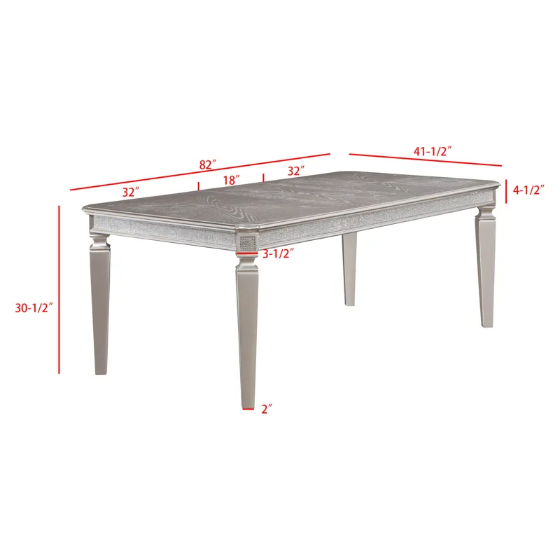 Klina Dining Table (1*18 Leaf)