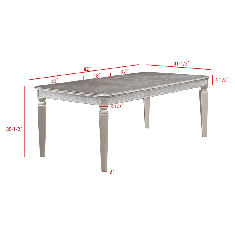 Klina Dining Table (1*18 Leaf)