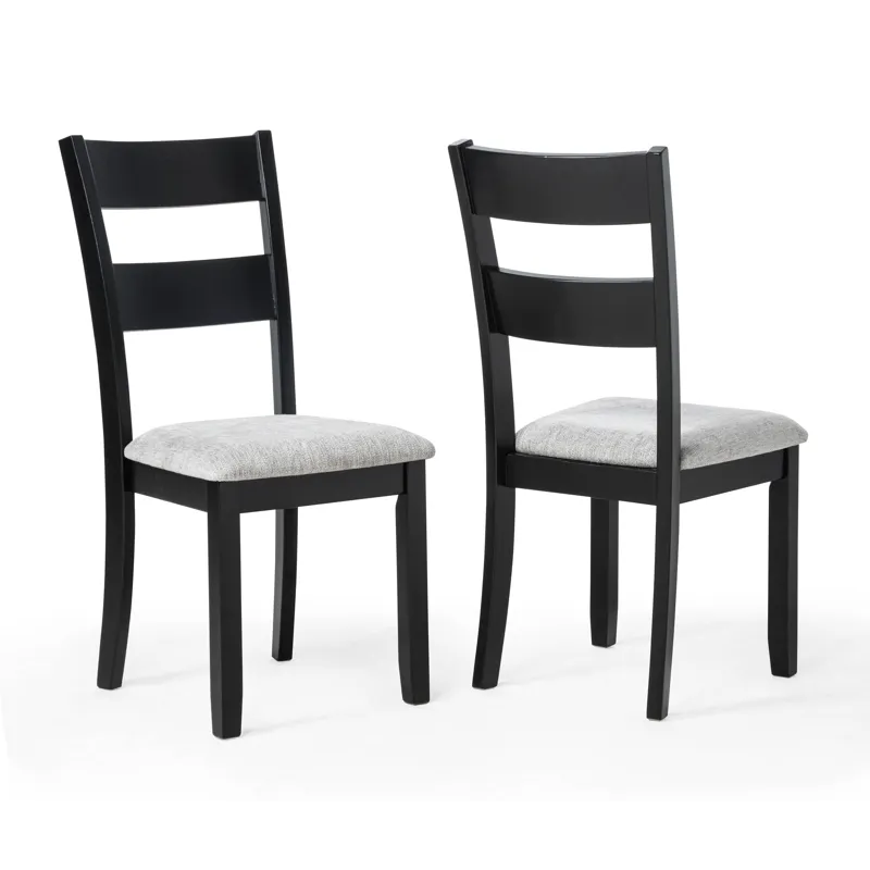 Lester 6-pk Dining W/bench L.grey