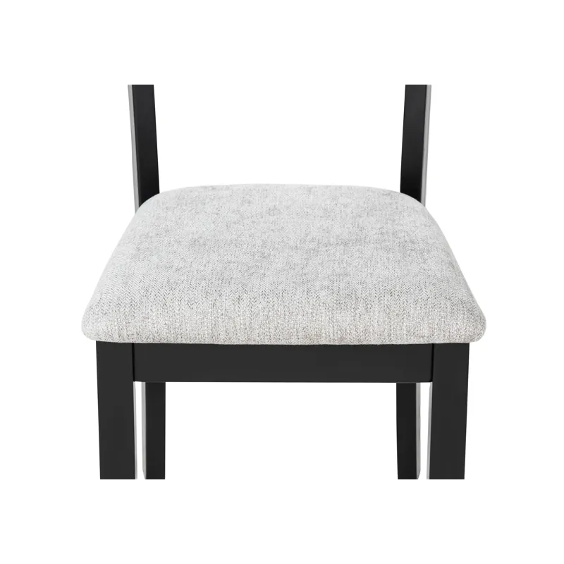 Lester 6-pk Dining W/bench L.grey