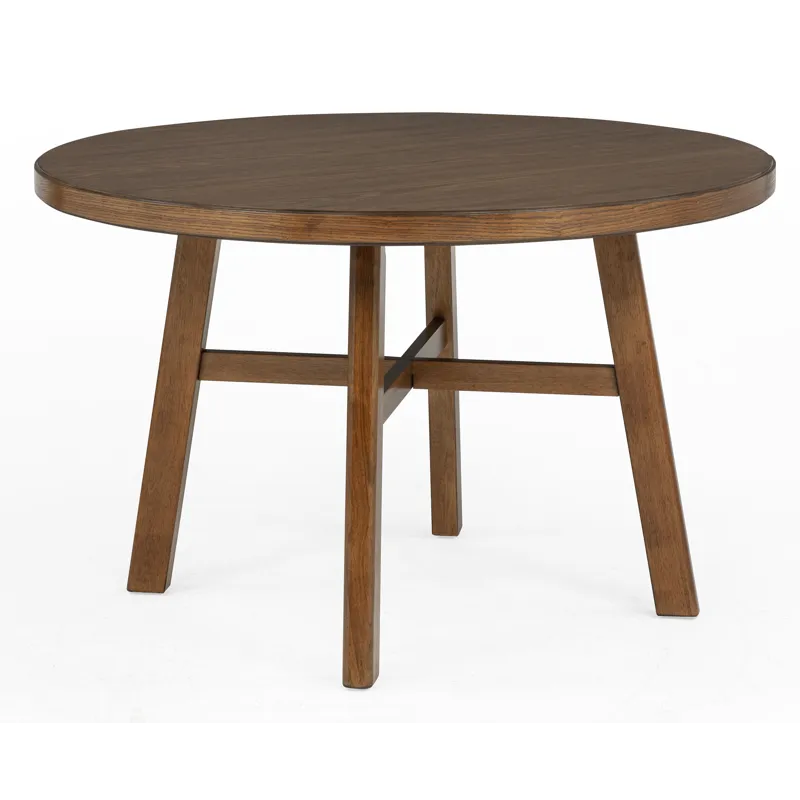 Blanche Round Dining Table Brown