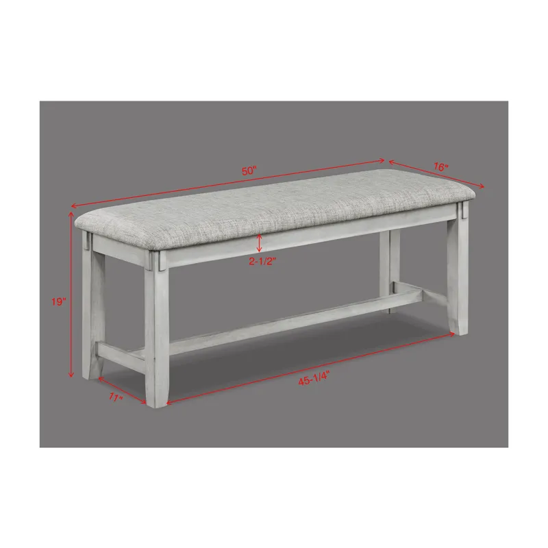 Clara Bench Drift Wood Color