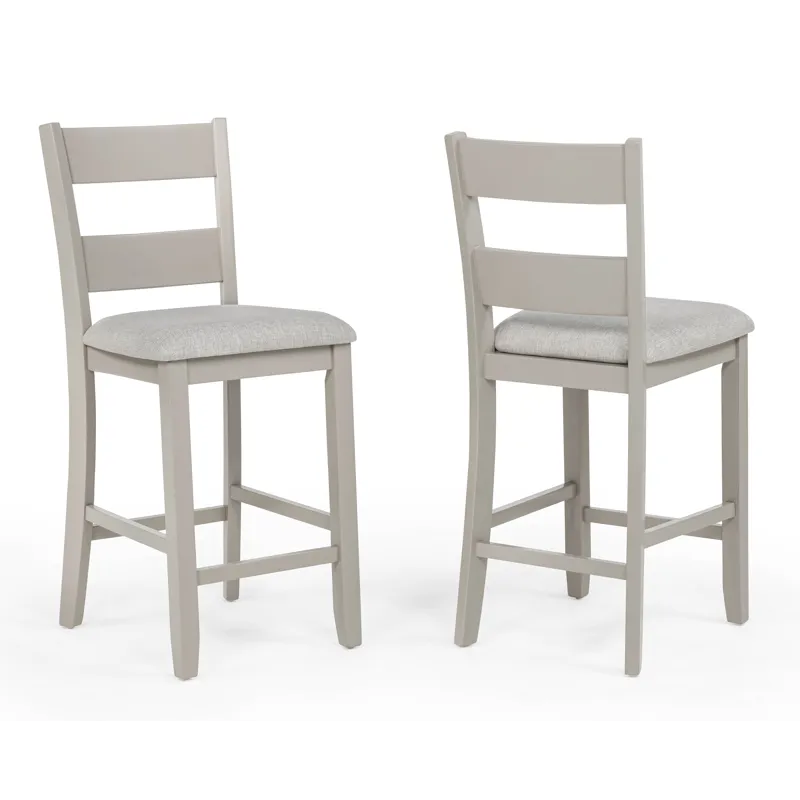 Lester 5-pk Counter Height Table Set Greige