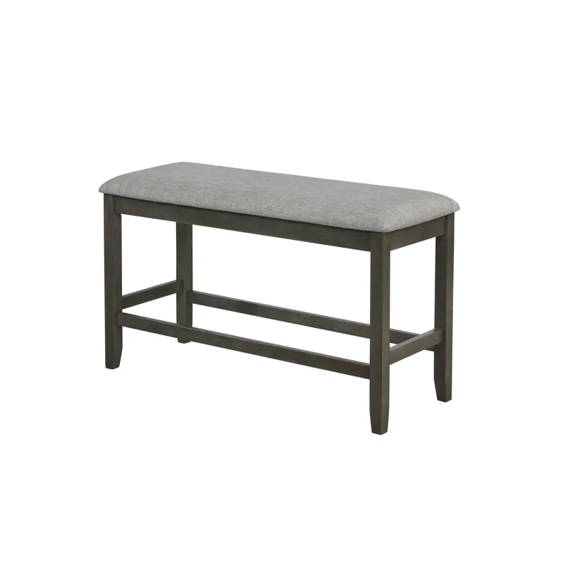 Nina Counter Height Bench Grey