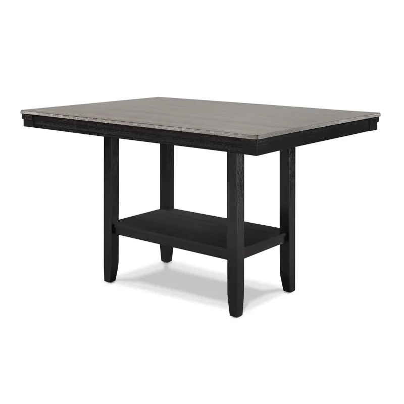 Delfin Counter Height Table- Light Grey 2 Tone