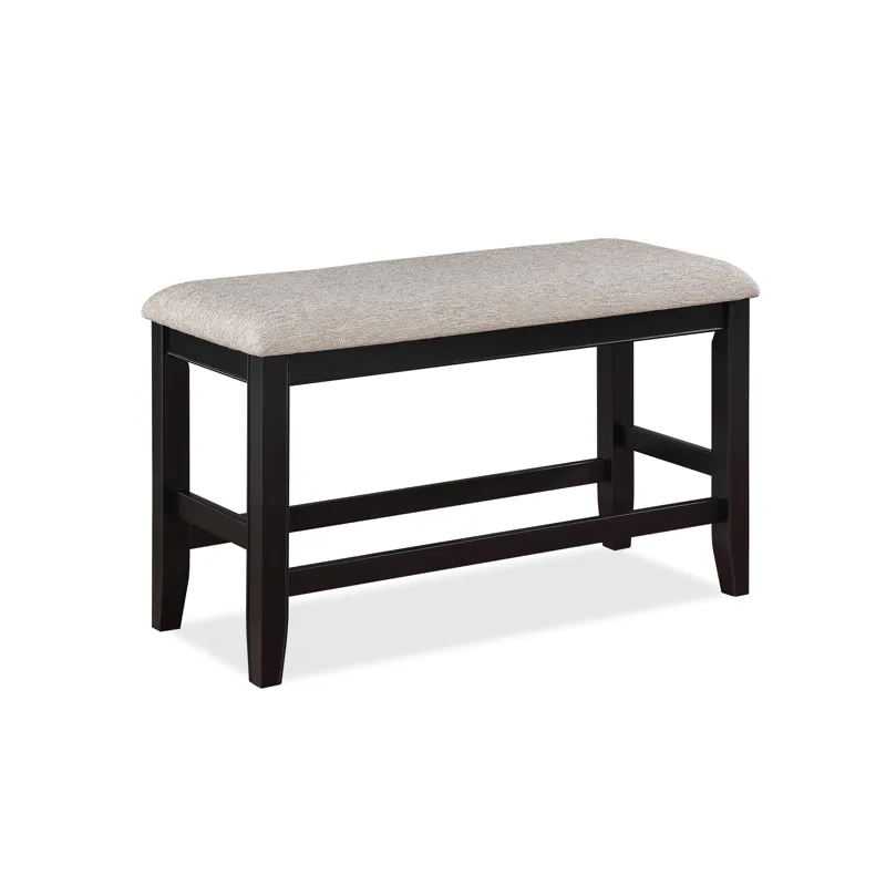 Fulton Counter Height Bench Light Grey