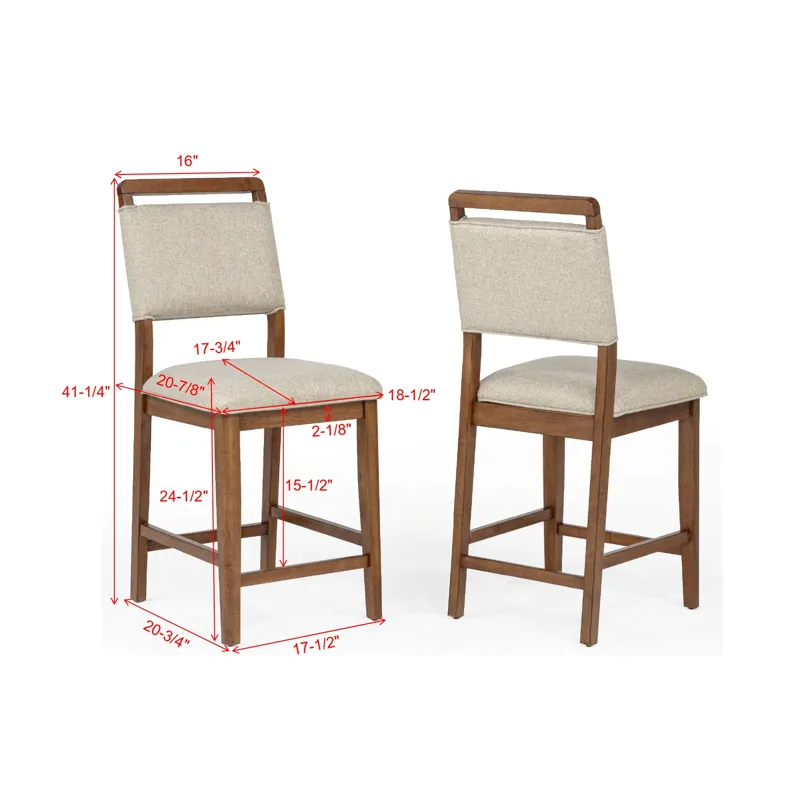 Blanche Counter Height Chair Brown