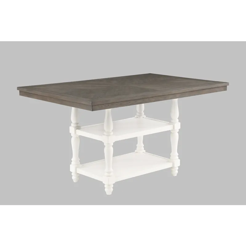 Langley Counter Height Table Chalk Grey