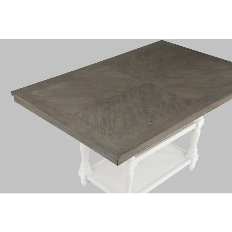 Langley Counter Height Table Chalk Grey