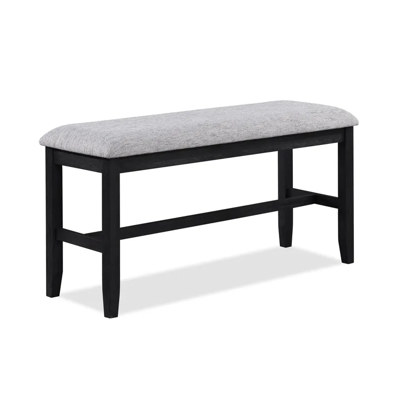 Buford Counter Height Bench Light Grey