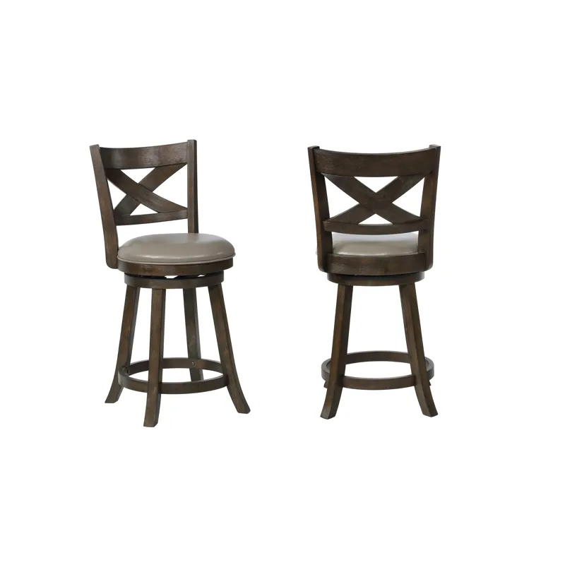 Kipper Swivel Pub Stool Grey King/d
