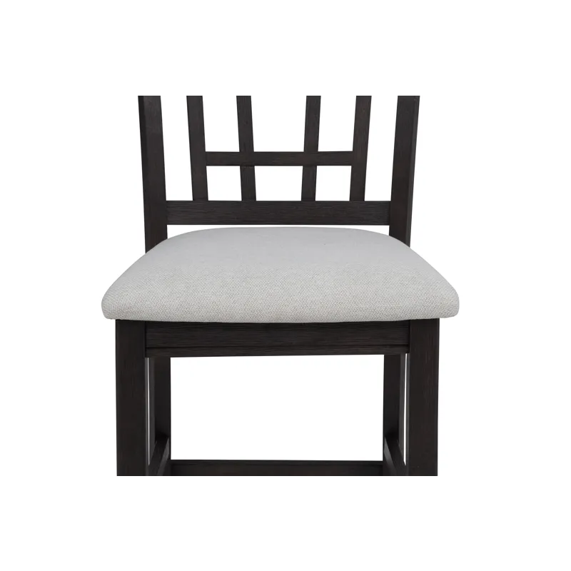 Hartwell Counter Height Chair Charcoal Black