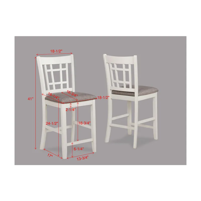 Hartwell Counter Height Chair Chalk Grey