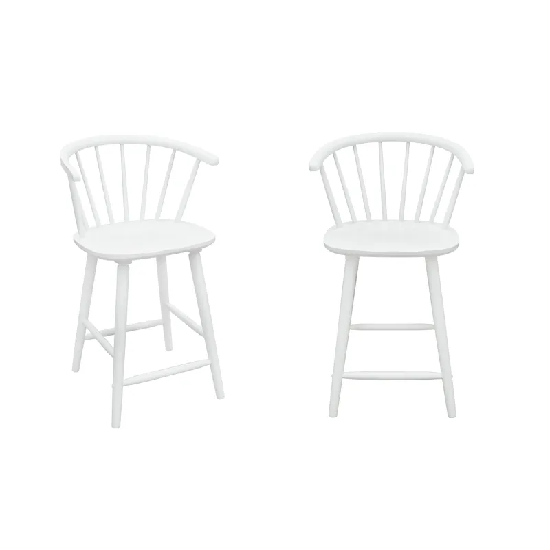 Janna Counter Height Stool-white