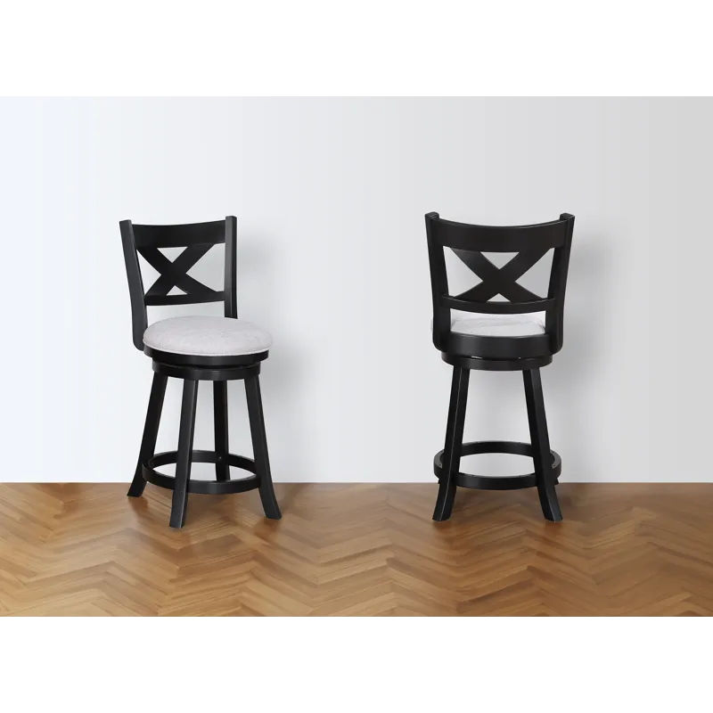 Kipper Swivel Pub Stool Dove King/d