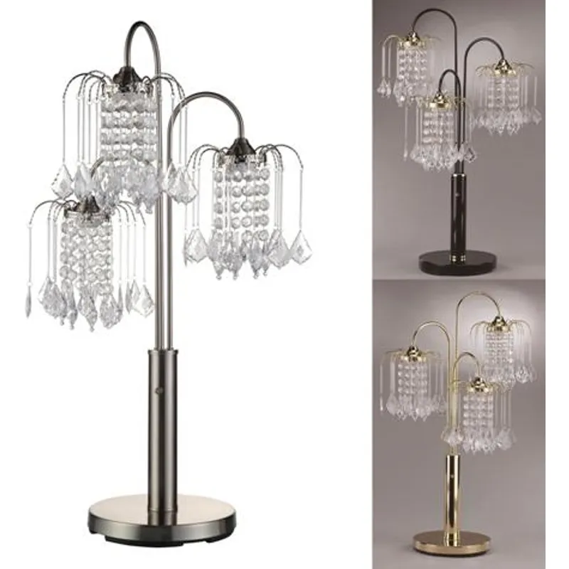 Rain Drop Table Lamp 31"h Gold