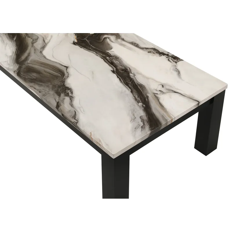 Ivy 3-pk Cocktail Set Faux Marble Brown