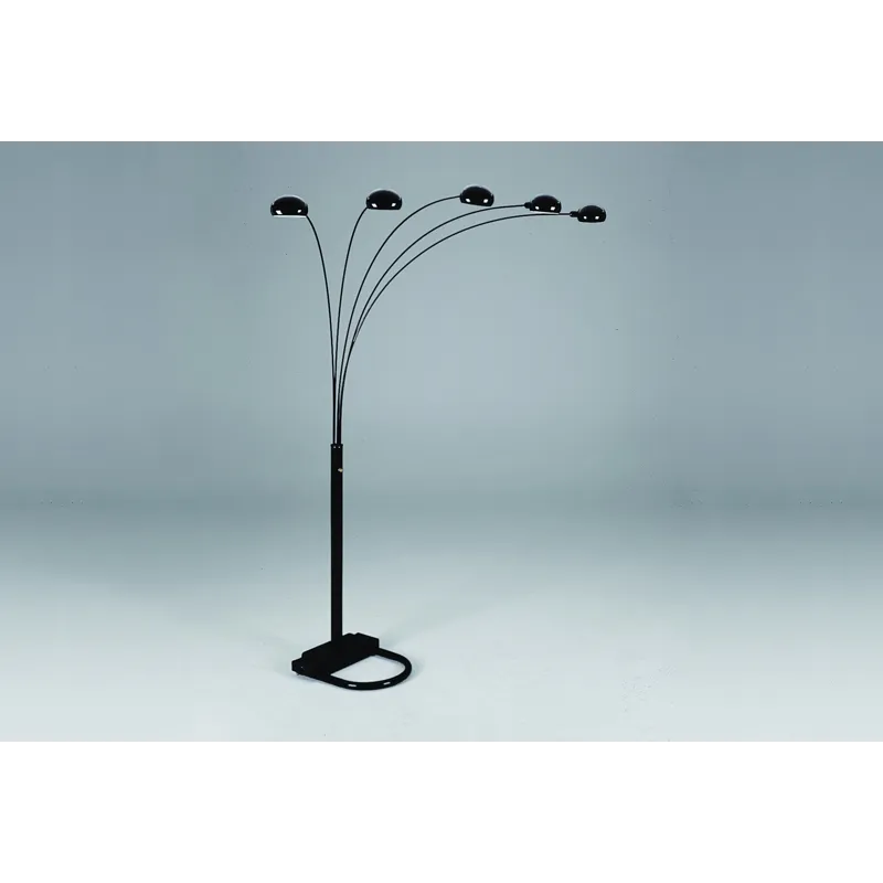 Peacock Shade Floor Lamp Bk 82 H