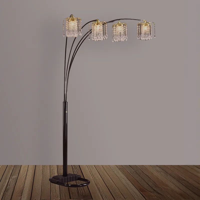 Rain Drop Arc Lamp 84 H Black