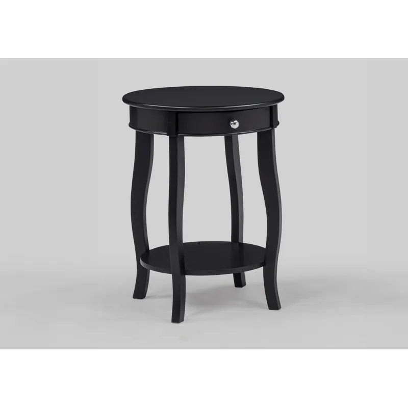Jacie Chairside Table Black