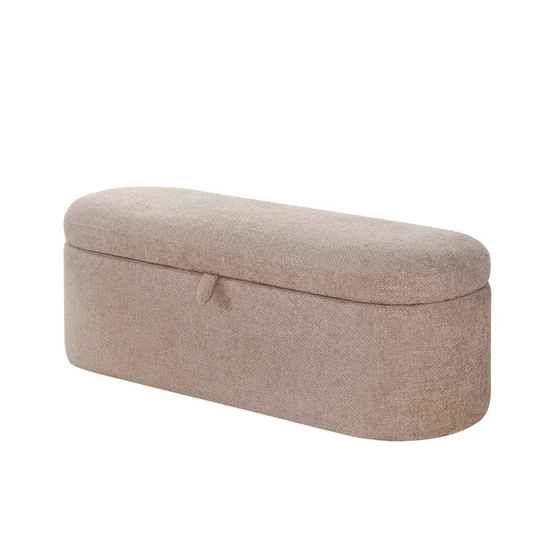 Philipa Storage Bench- Mauve Tweed