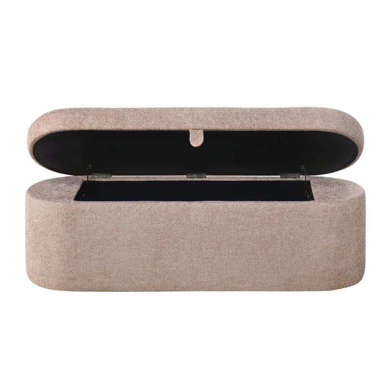 Philipa Storage Bench- Mauve Tweed