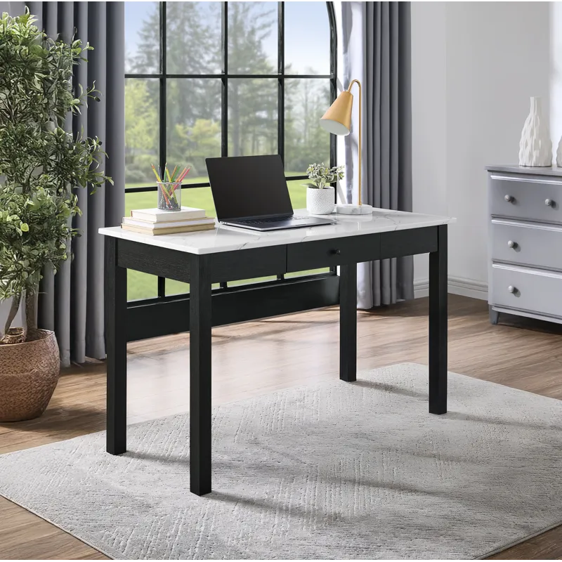 Rylee Faux Marble Desk