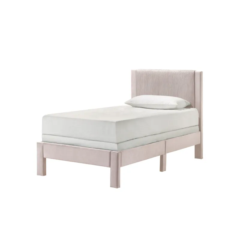 Lucia Twin Platform Bed Pink