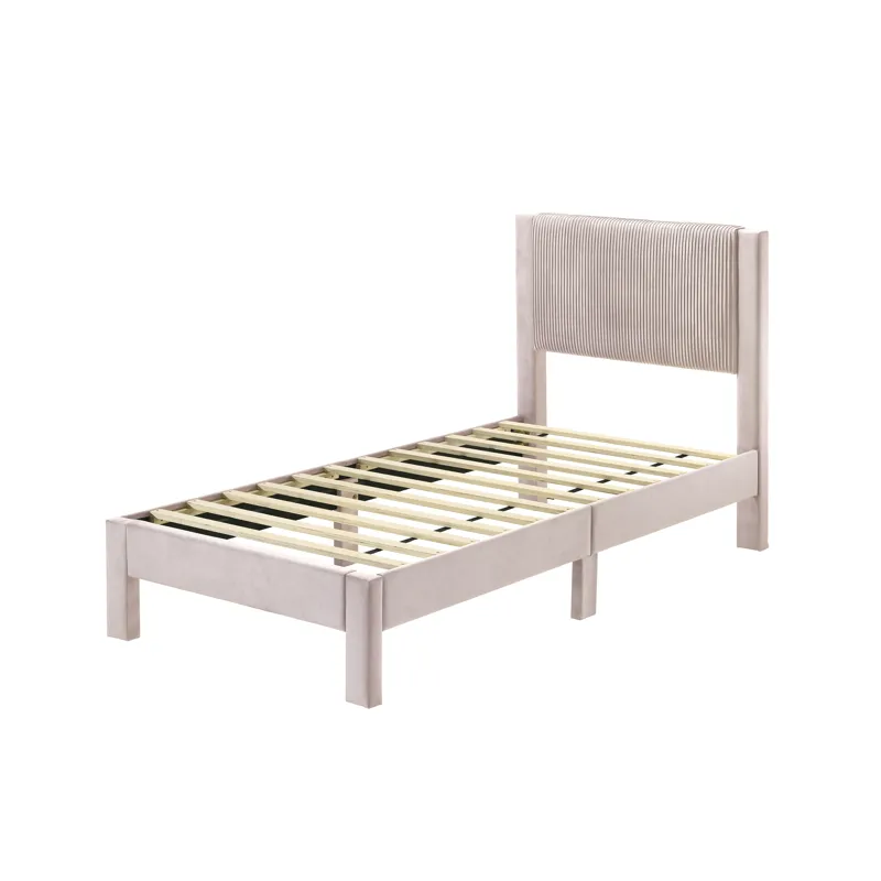 Lucia Twin Platform Bed Pink