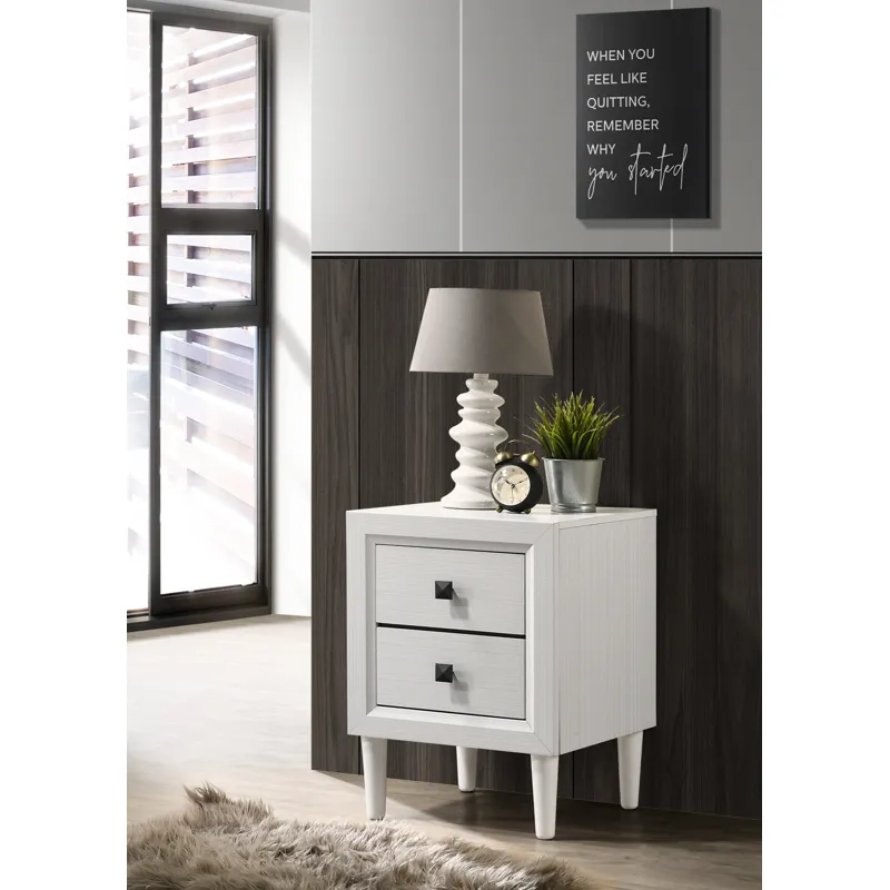Deandra Night Stand White