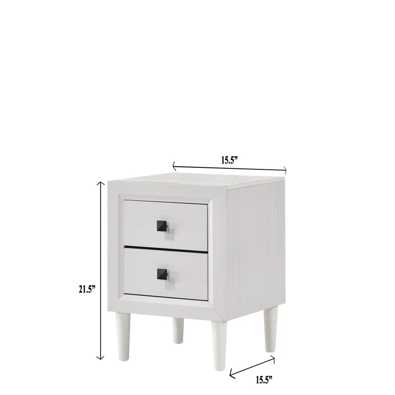 Deandra Night Stand White
