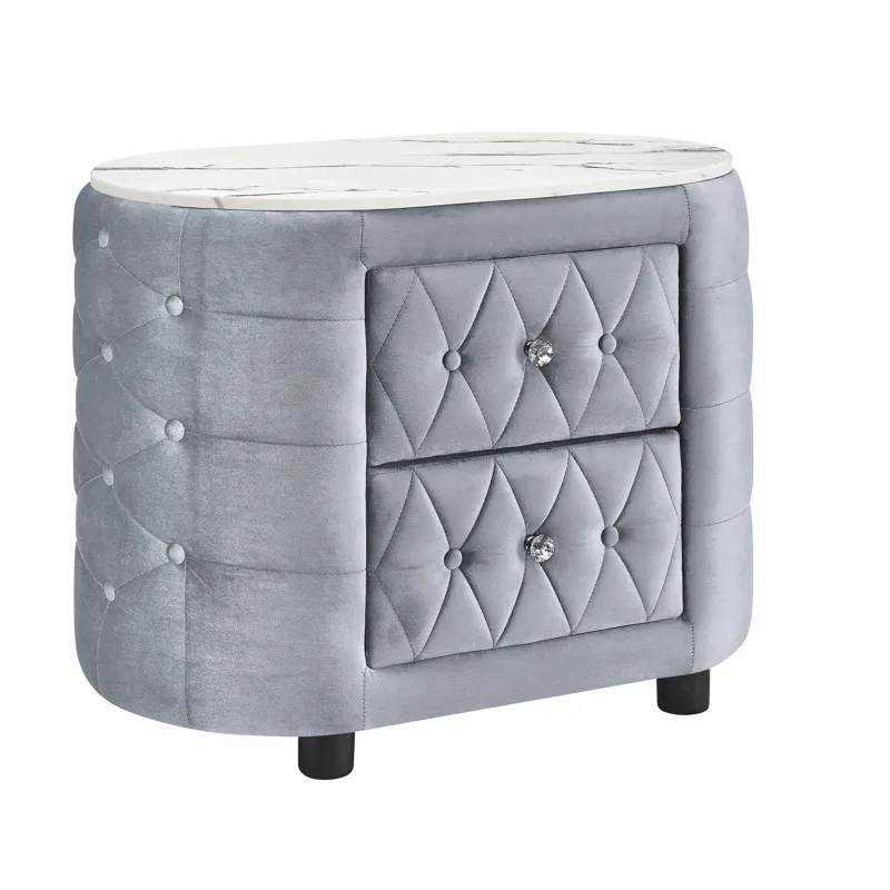 Natalia Night Stand Grey
