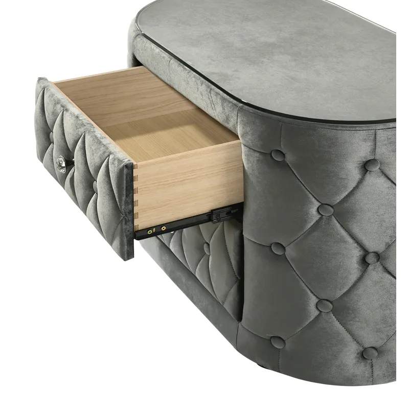 Voltare Night Stand Grey