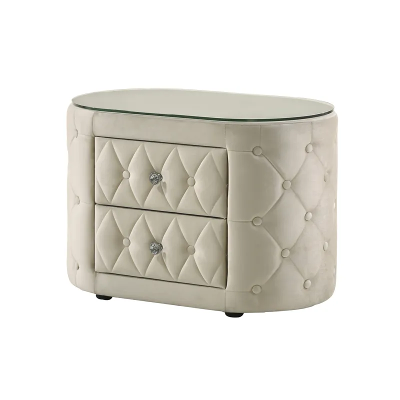 Voltare Night Stand Ivory