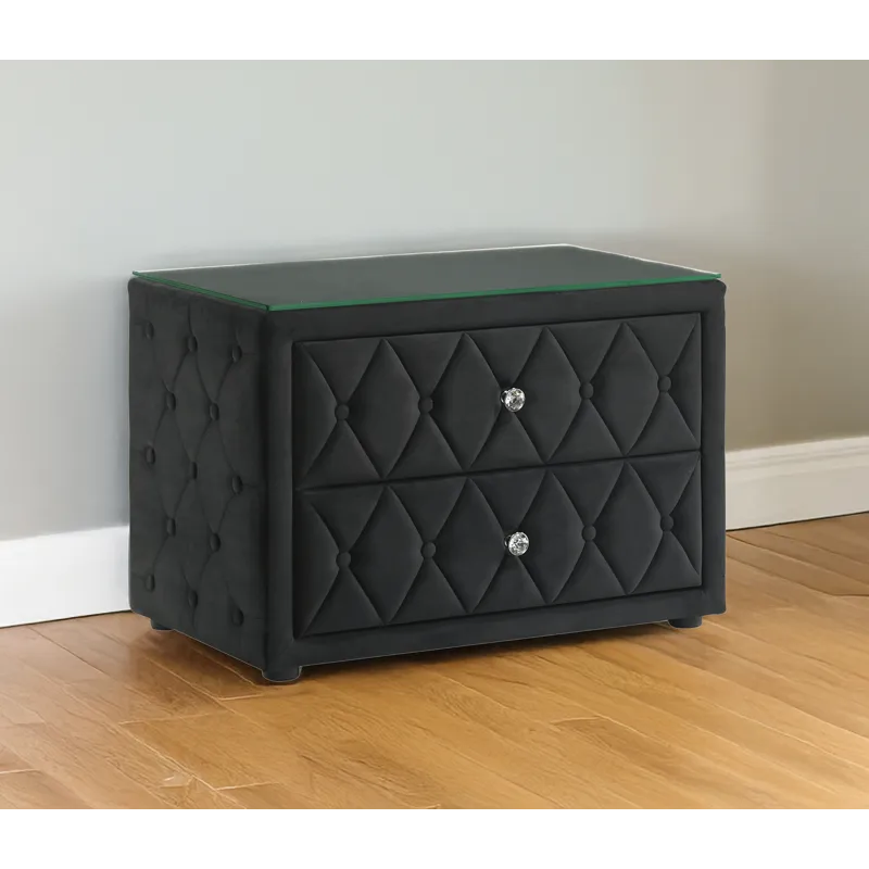 Josephine Night Stand Black