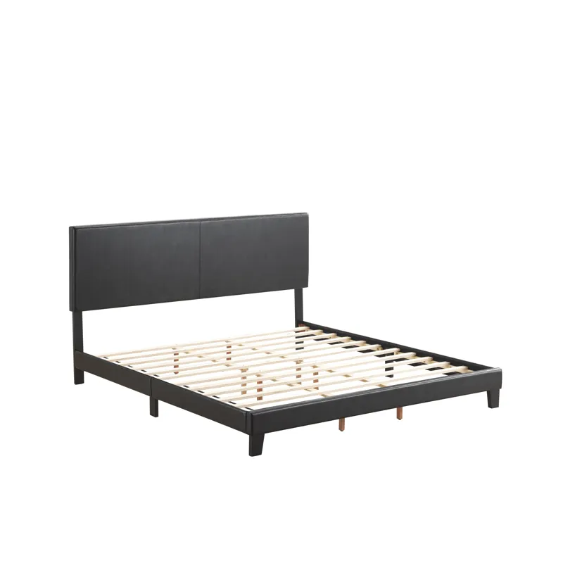 Yates King Platform Bed Adjustable Headboard