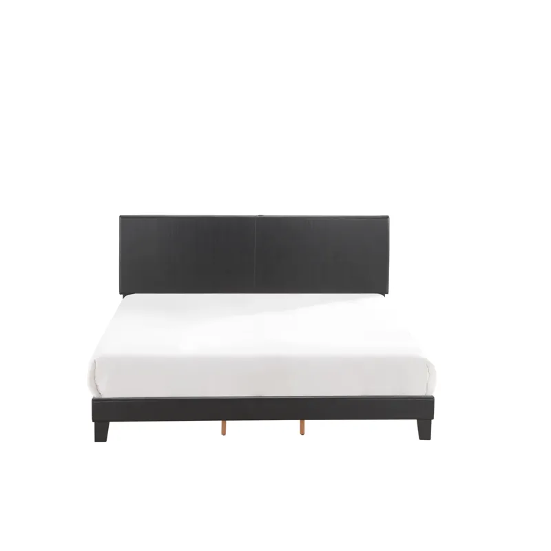 Yates King Platform Bed Adjustable Headboard