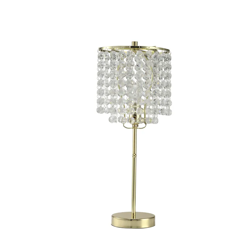 Chrome Table Lamp 19 H