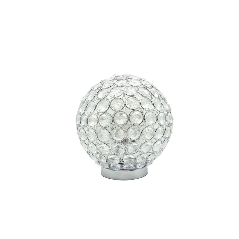 Crystal Globe Table Lamp 2/bx