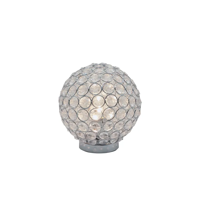 Crystal Globe Table Lamp 2/bx