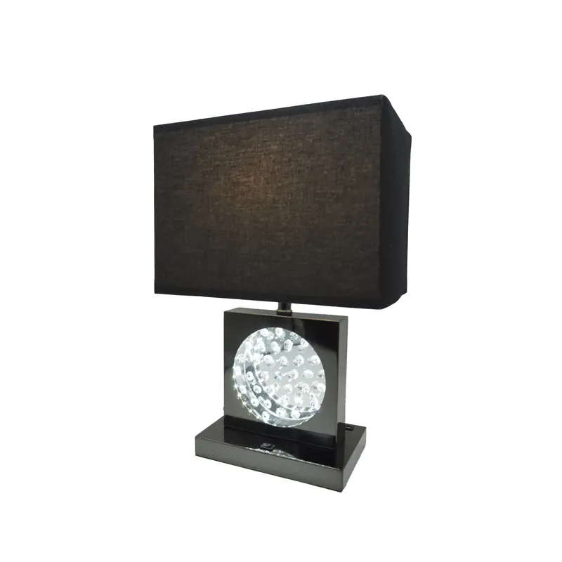 Table Lamp Black Nickel-led Accent