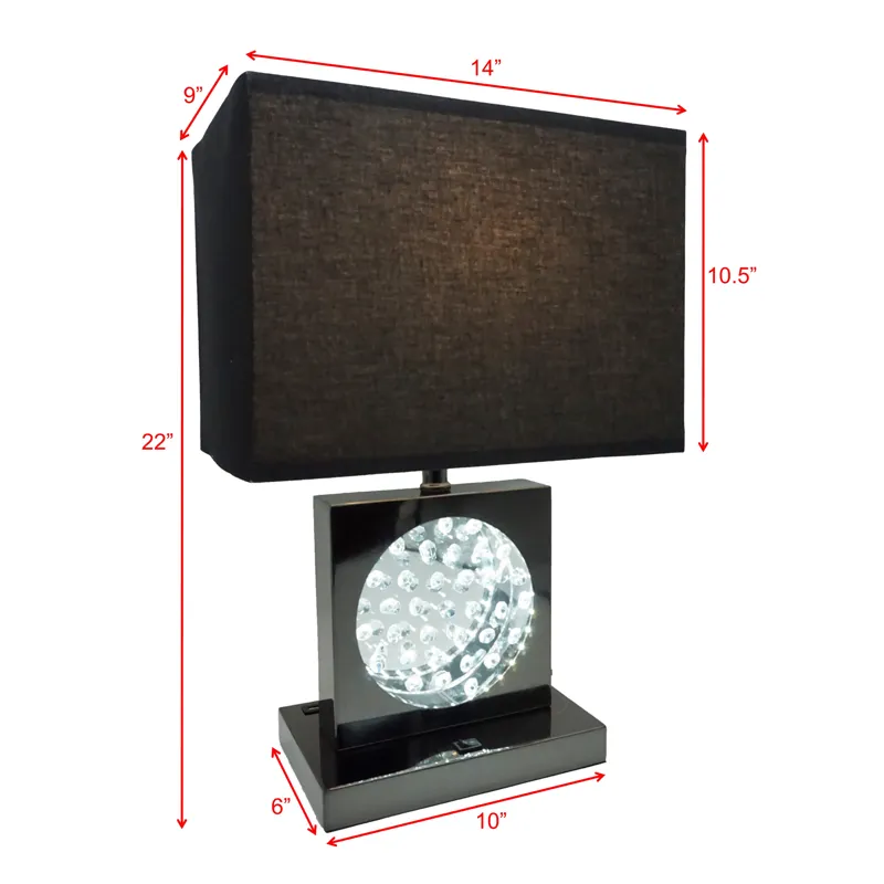 Black Nickel Table Lamp