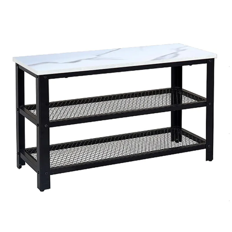 Mezzo Faux Marble Shoe Rack