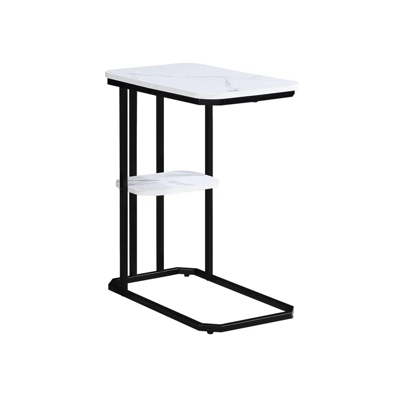 Ida Faux Marble Chairside Table