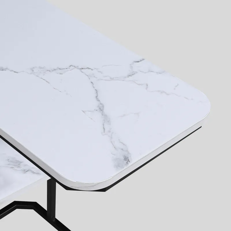 Ida Faux Marble Chairside Table