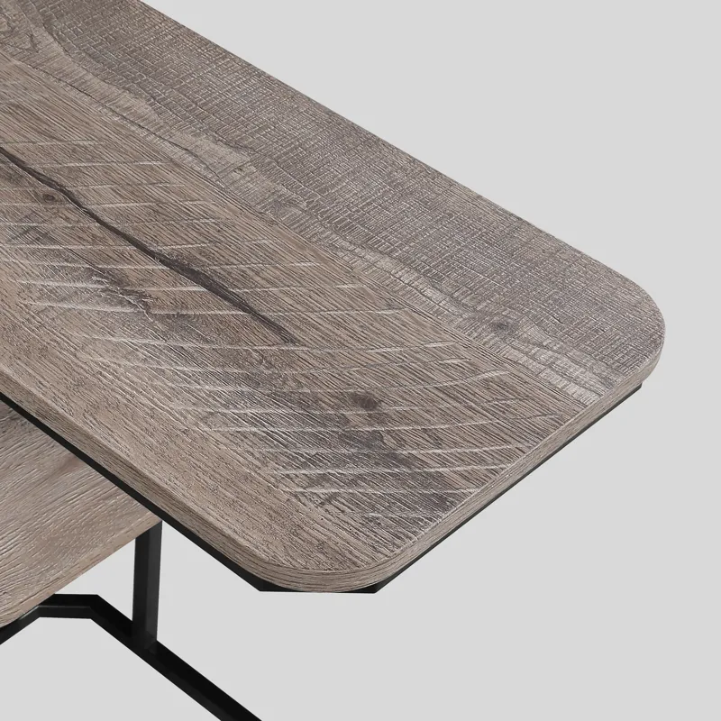 Ida Weathered Grey Chairside Table