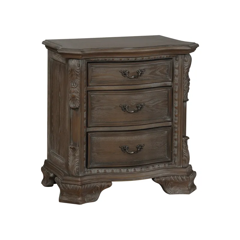 Sheffield Night Stand Antique Grey