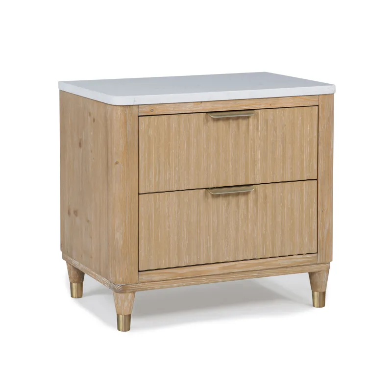 Kara Night Stand-cerused Natural