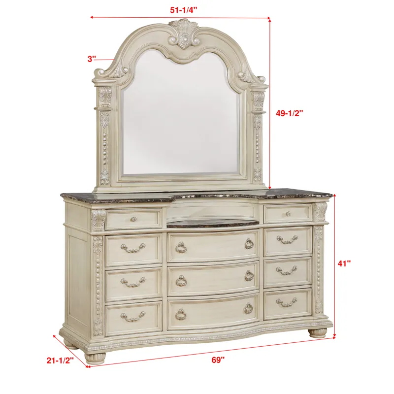 Stanley Dresser Antique White